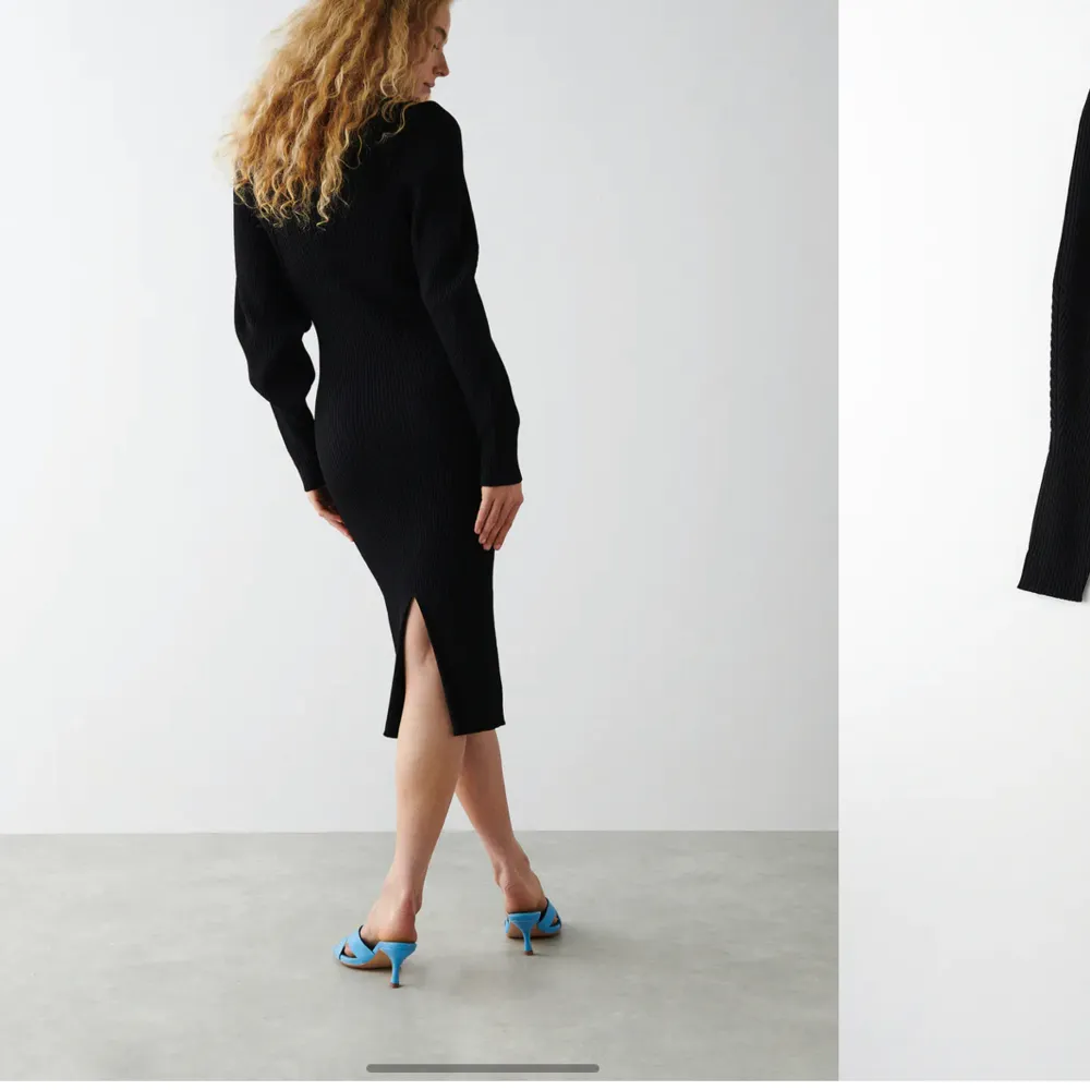 Säljer denna fina och snygga klänning från Gina tricot ”klara knitted dress” i storlek 34, jätte fin klänning med kommer tyvärr inte till användning längre. Köparen står för frakten.. Klänningar.