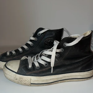 Converse Allstar skinn - Converse i brunt skinn, lite använda