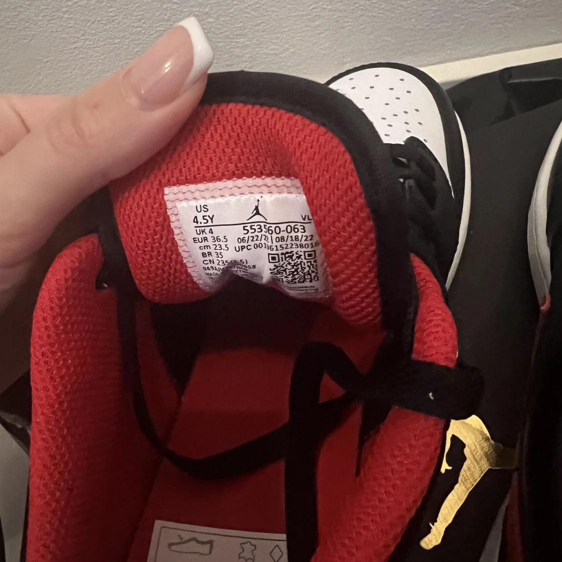 Jordan - Nike- Air 1 Low Junior Red - 91