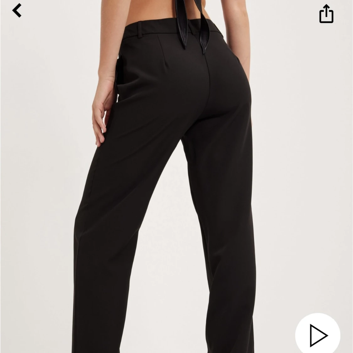 Svarta kostymbyxor  - 90
