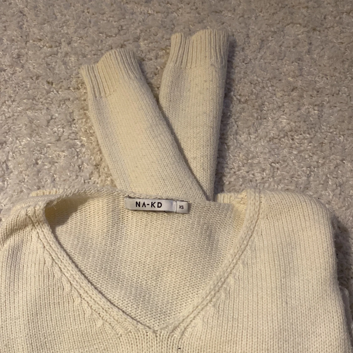 Kroppad stickad nakd  - 90