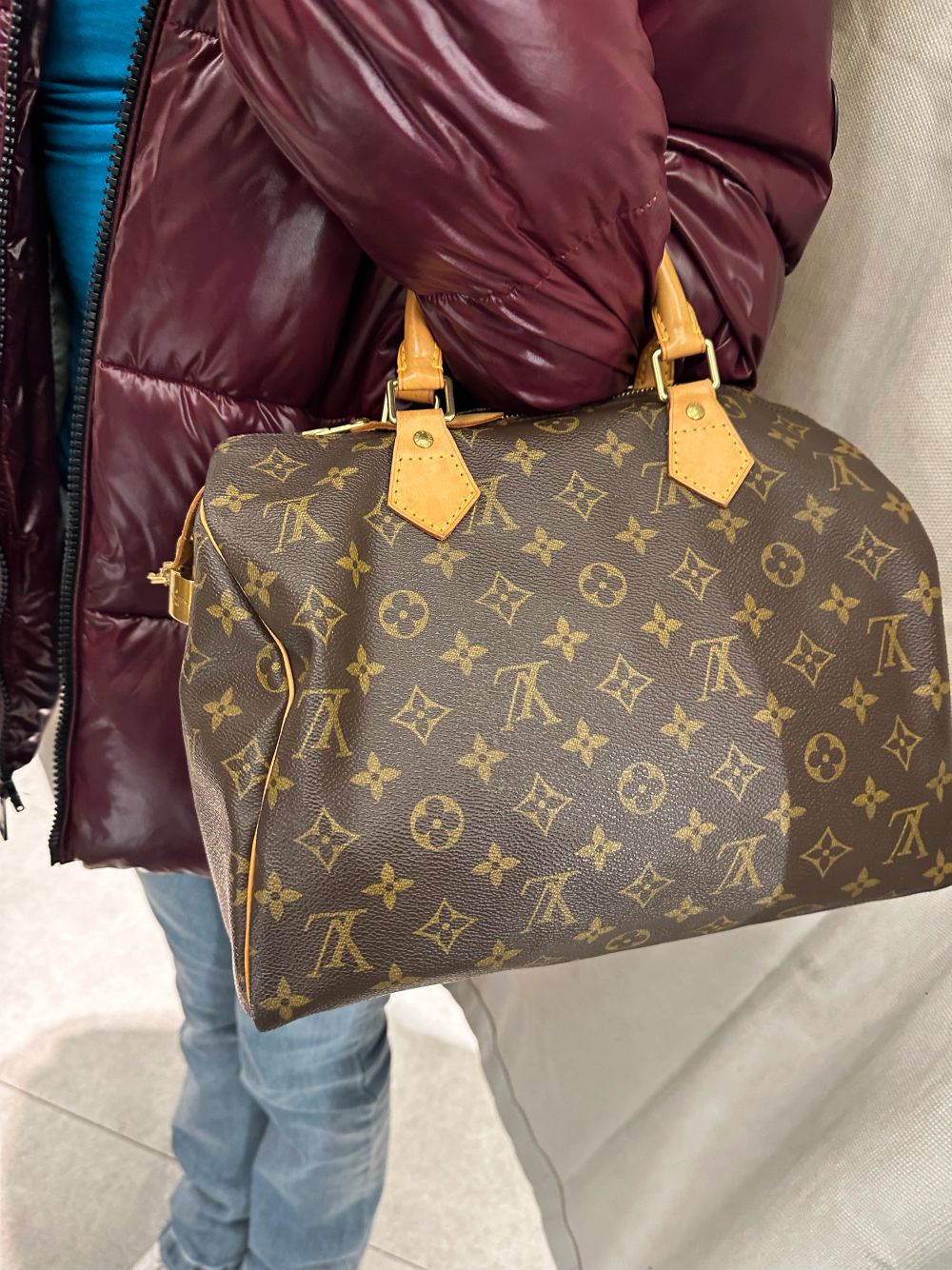 Brun Louis Vuitton väska | Plick Second Hand