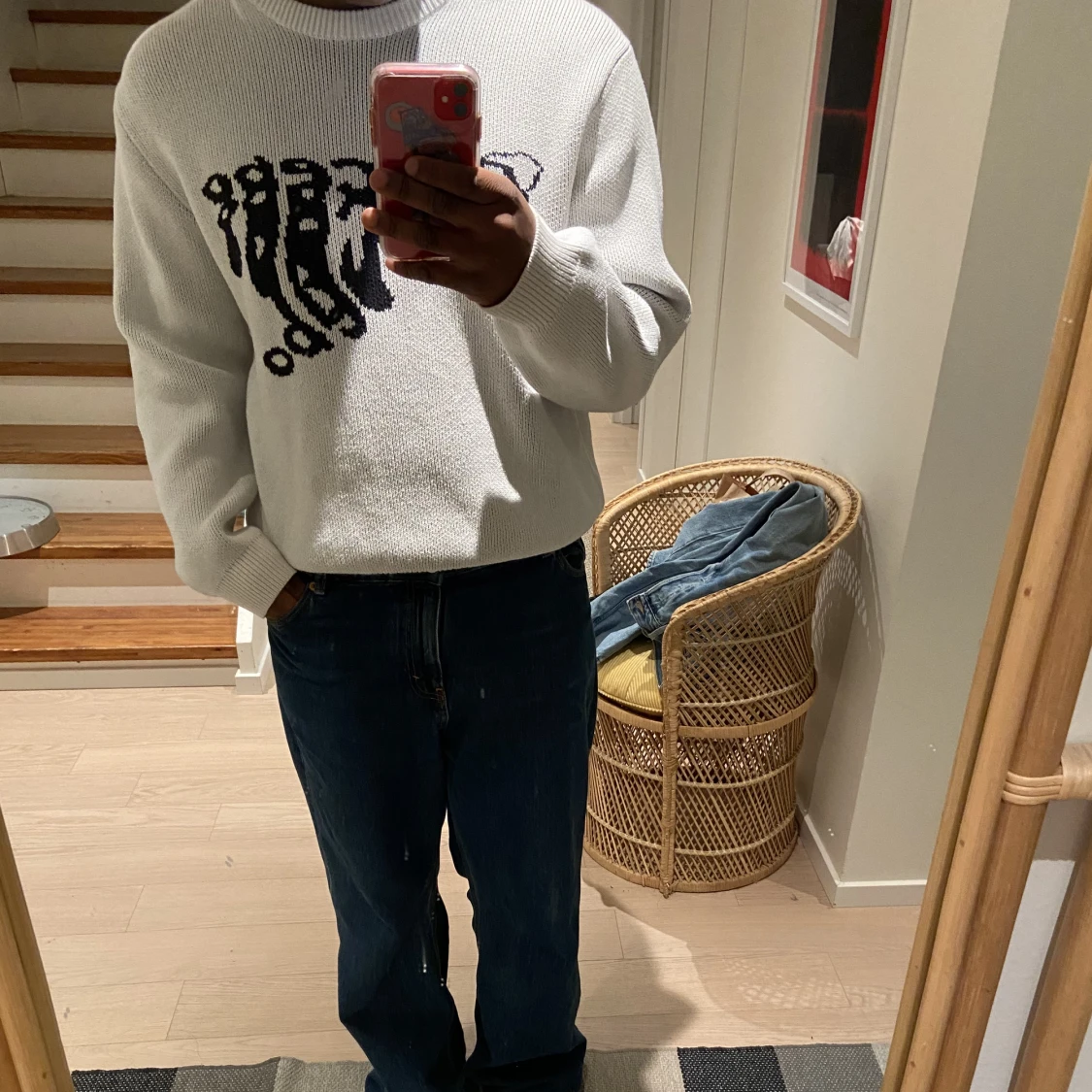Stickad tröja weekday 
