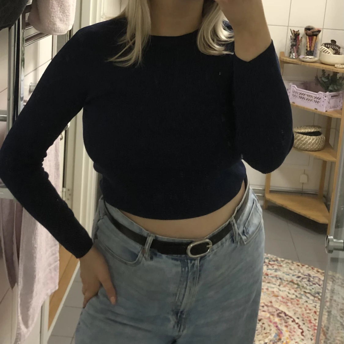 Stickad tröja  - 90