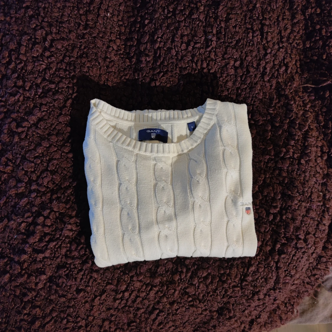 Gant Vit stickad tröja - 90