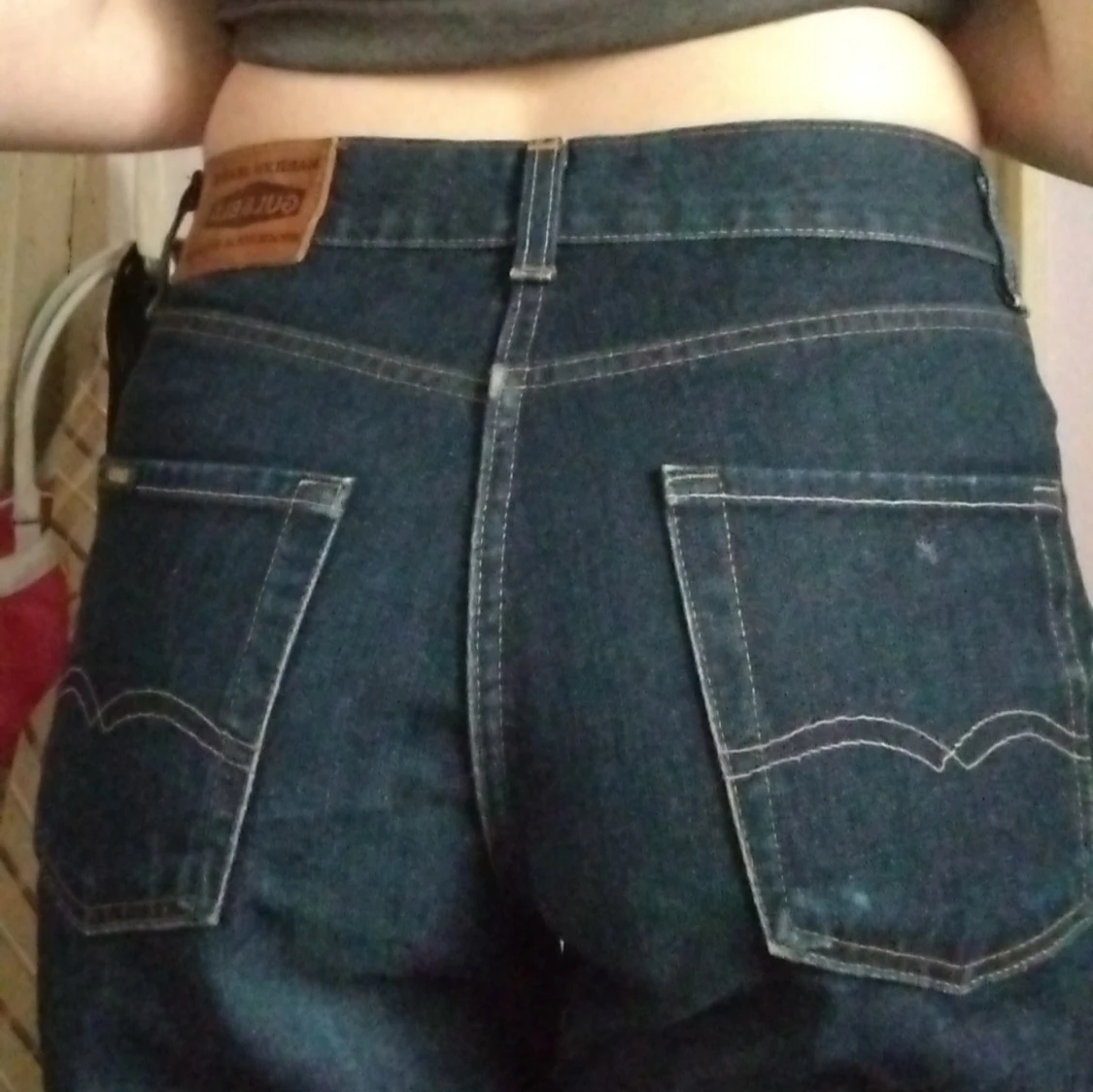 Blåa bootcut Jeans - 90