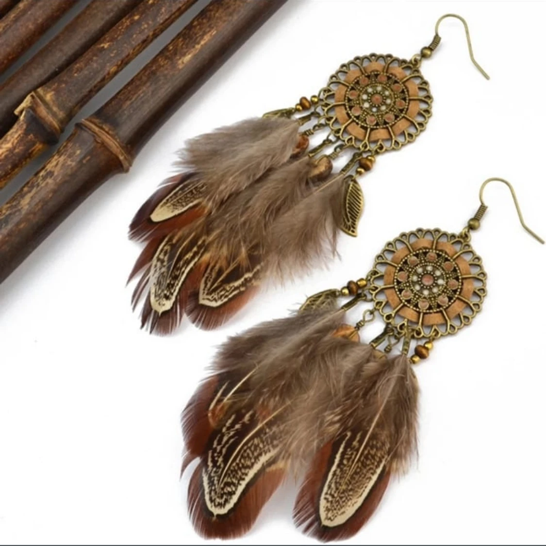 Örhängen med fjädrar - 91