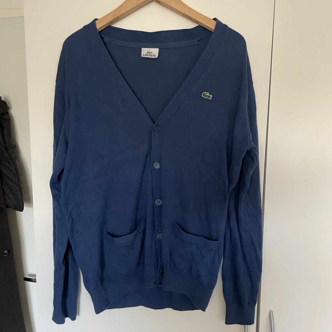 Boxy Lacoste cardigan 