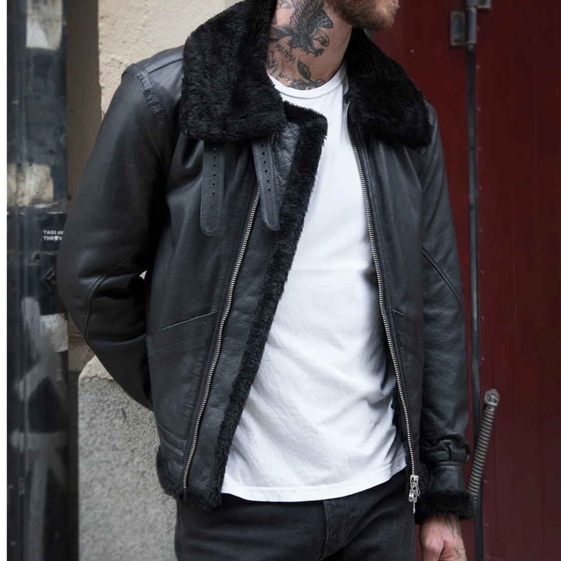 Nyskick - Shearling jacka (M)