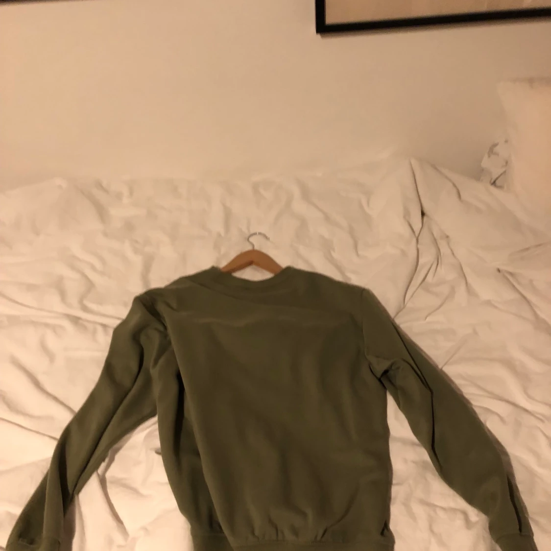 Basic grön sweatshirt  - 90