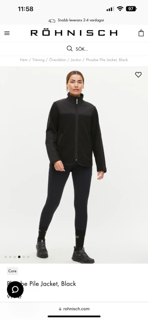 Röhnisch pile jacka - Säljer min Phoebe pile jacket ifrån Röhnisch. Sparsamt använd och kommer från en rök- och djurfritt hem.   https://www.rohnisch.com/se/sv/product/phoebe-pile-jacket-black-1110890001XS.html?gclid=Cj0KCQiAsdKbBhDHARIsANJ6-jdw721XnZNtD-bbQokGNAE0XZMaIsIgy_g