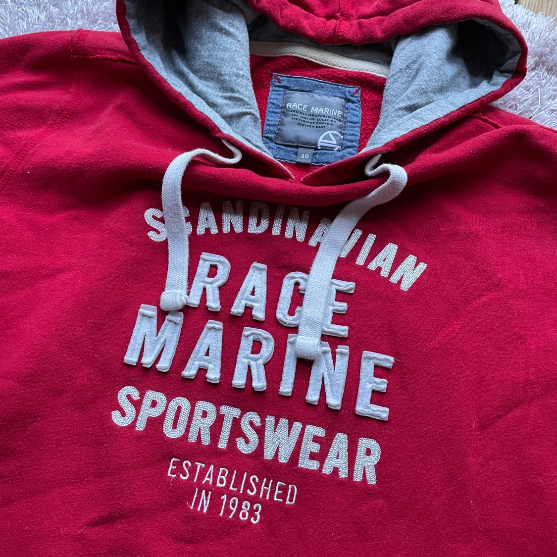 Race Marine Hoodie storlek 40 - 90