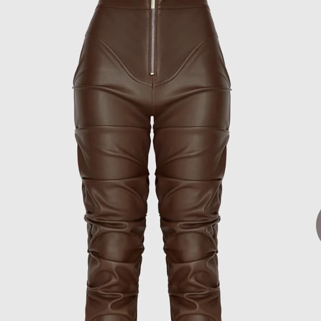 flared leather pants