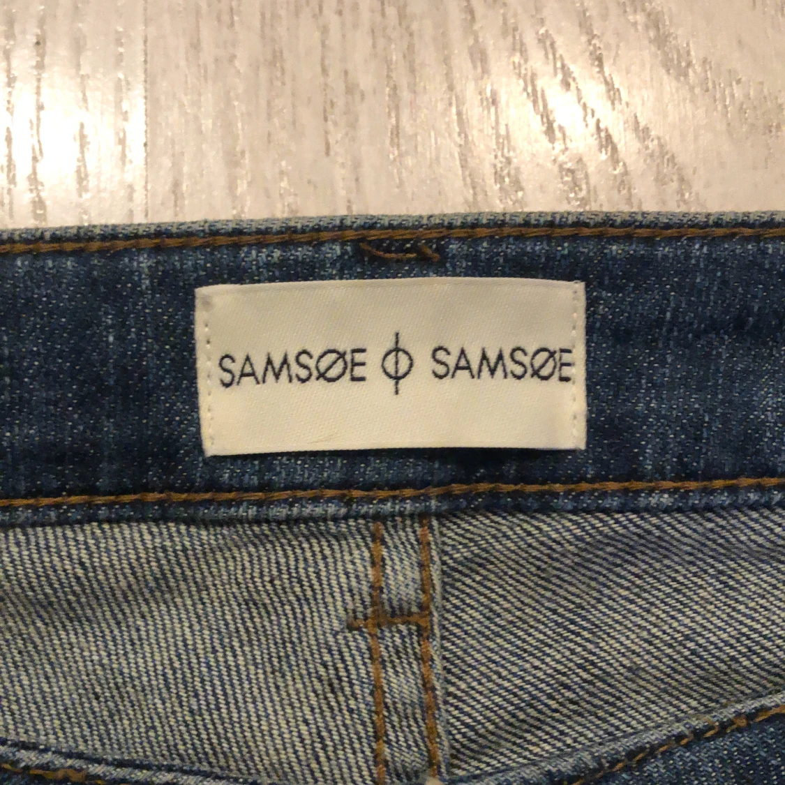 lågmidjade jeans  - 90