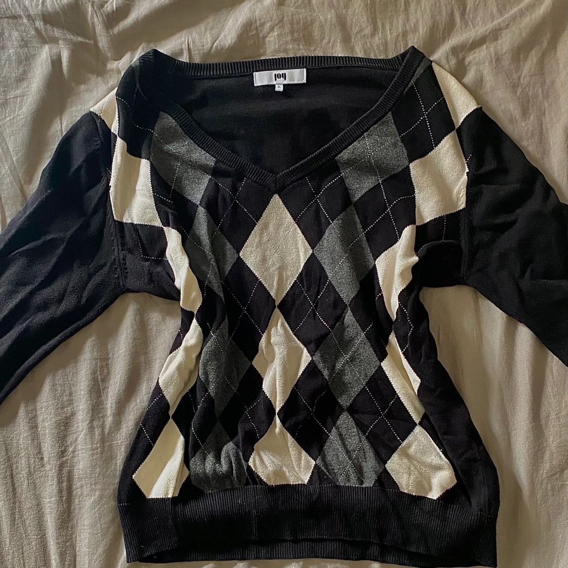 Rutig tröja från joy