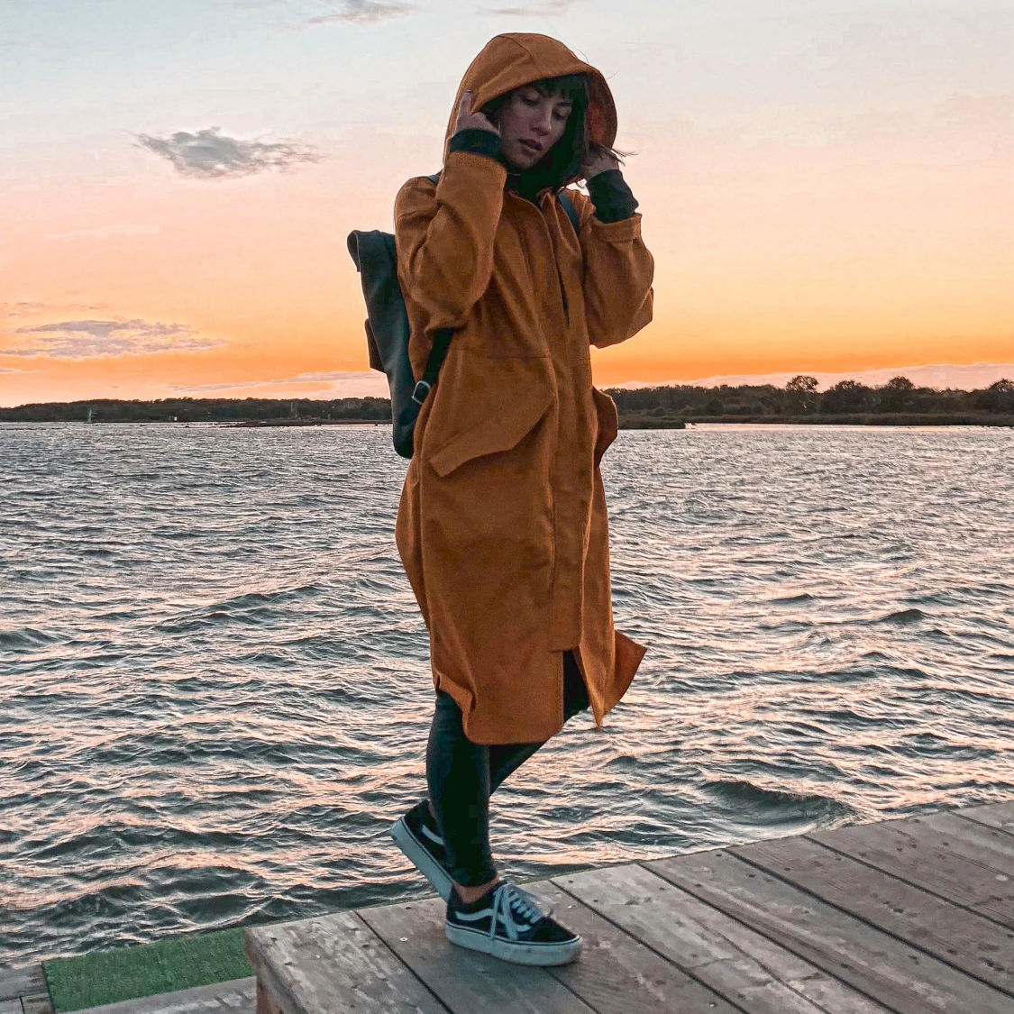 Lång jacka från Monki