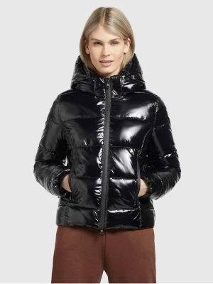 Snygg svart lack pufferjacket - Säljer min snygga pufferjacket i svart lack! Jätte skön och köpt på Zalando för någon månad sedan. Inga defekter och i nyskick! Storlek S men passar M! Skriv för mer info 💕💗