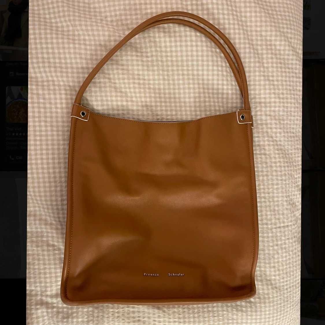 Proenza Schouler brown leather tote