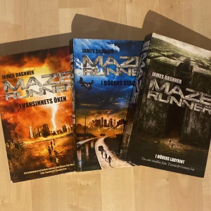 Maze runner böckerna - Bokserien ”Maze runner” 1-3 delarna! Superbra skick!