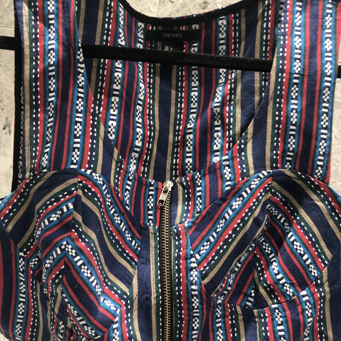  färgglad crop  top  - 90