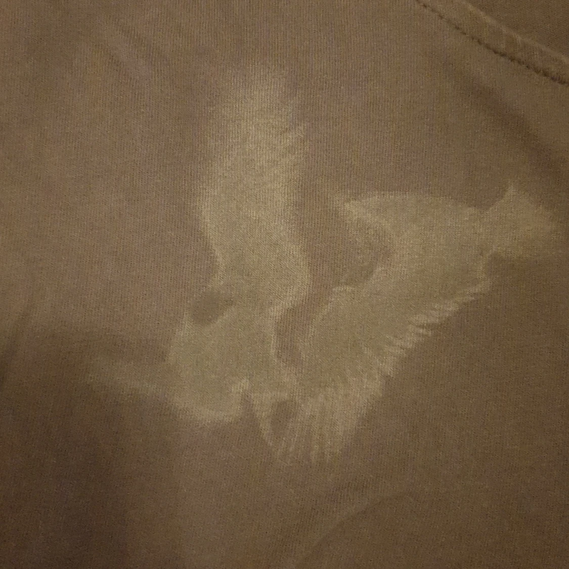 Grå top med fågeltryck från Vila Clothes storlek M - 90