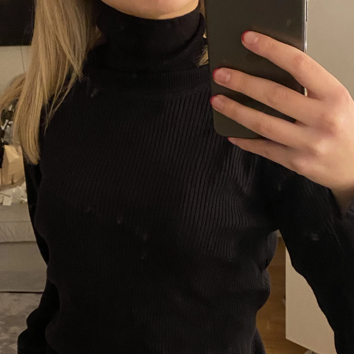 Ribbad polotröja  - 90