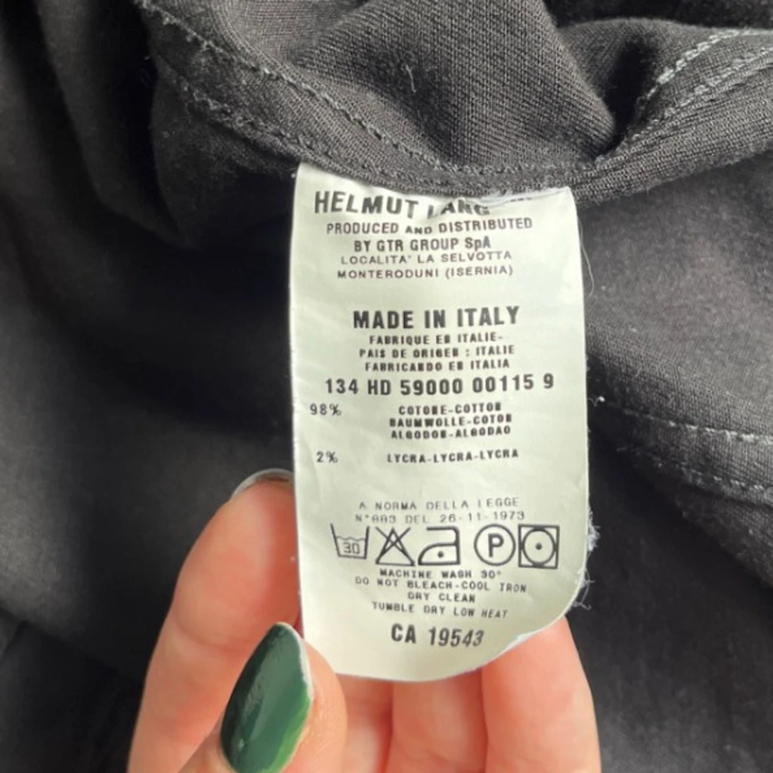 1998 Helmut Lang Black Denim Jacket - 91