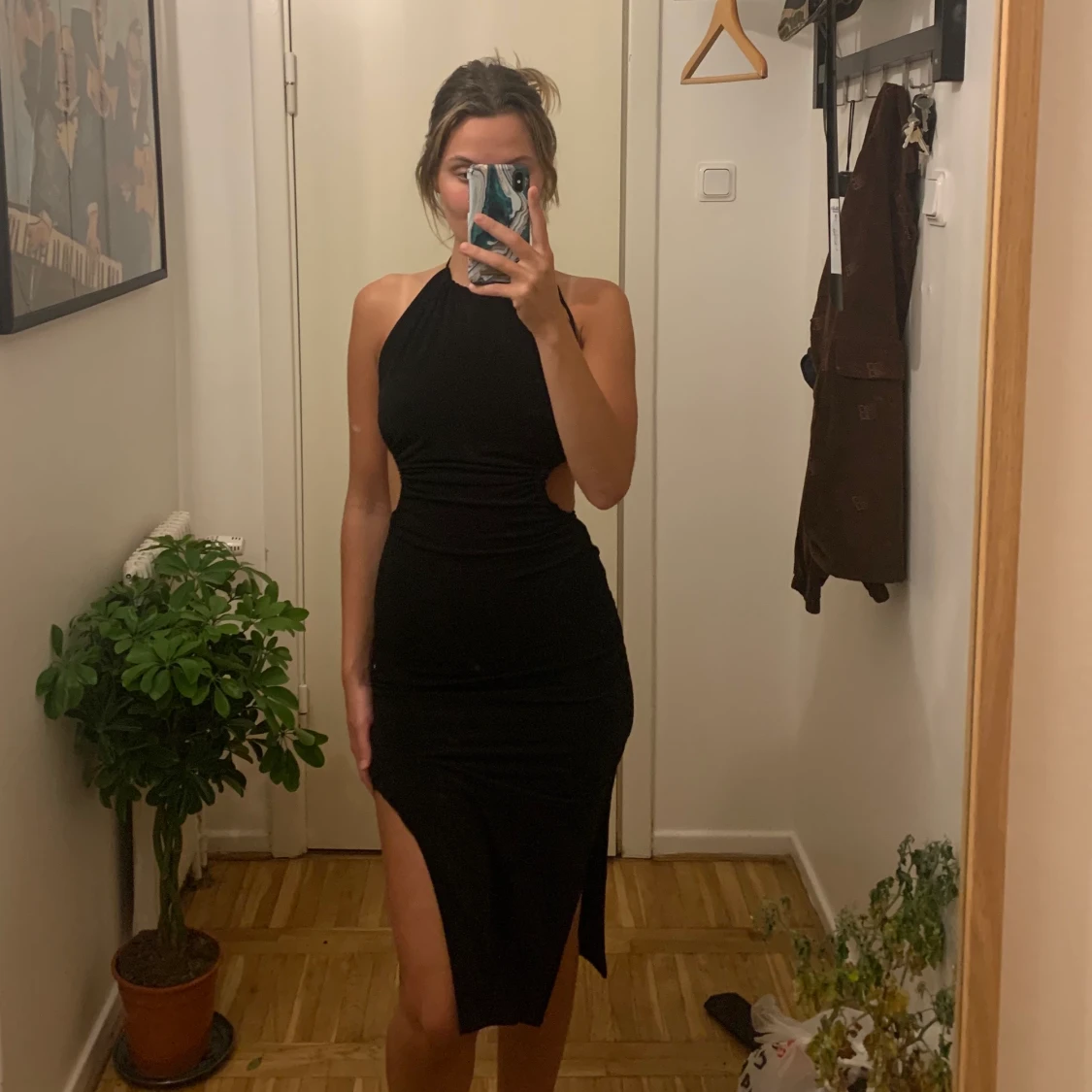 Svart klänning Bershka xs 