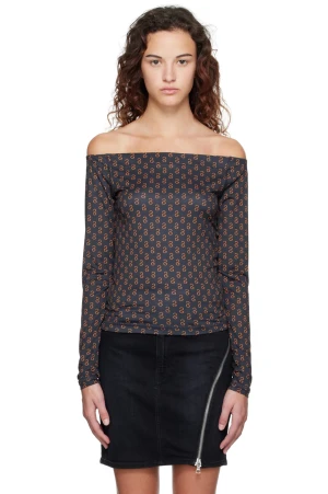 Stine Goya Long Sleeve T-shirt - Helt oanvänd Stine Goya långärmad  Navy Perry Sleeve