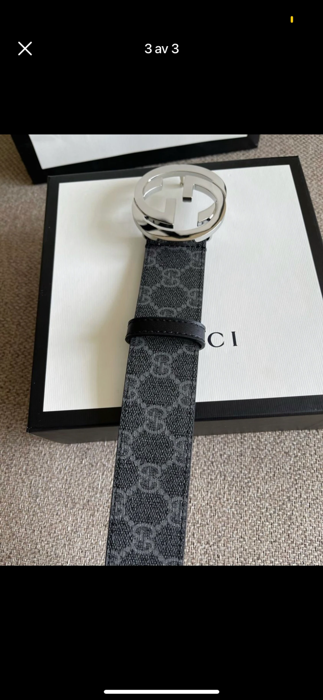 Helt sprillans nytt Gucci bälte  - 1