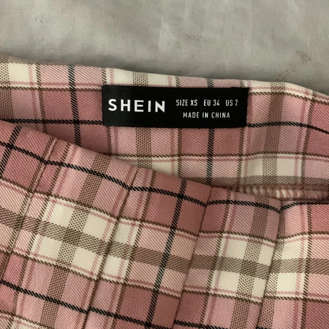 Rosa Rutig Kjol - 91