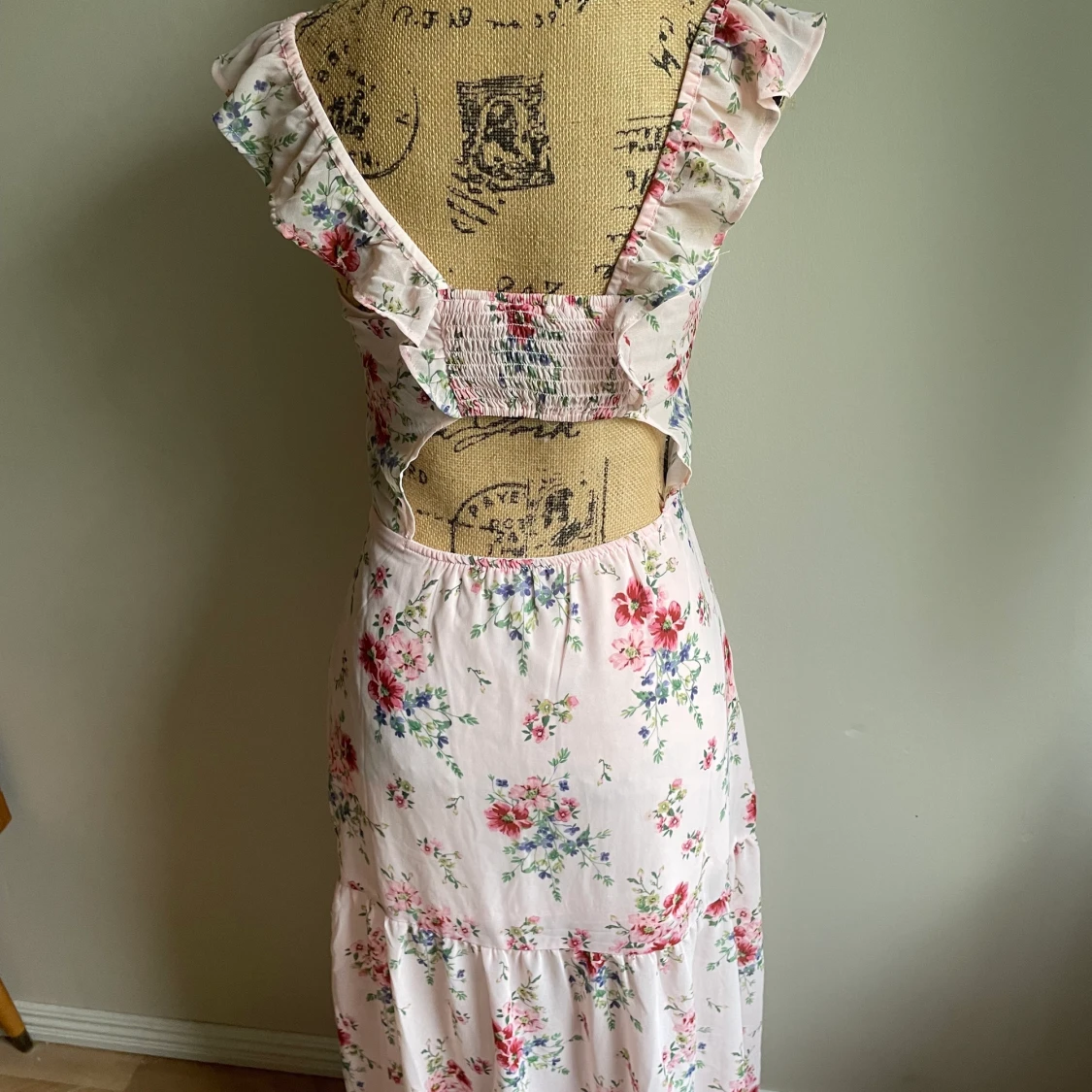 Rosa sommar klänning  - 90