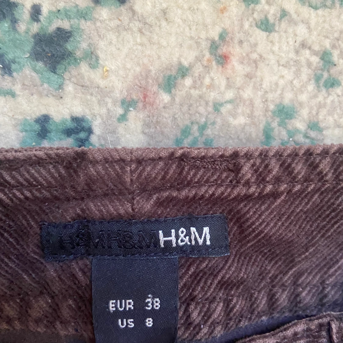 Stuprörs bruna manchesterbyxor  - 90