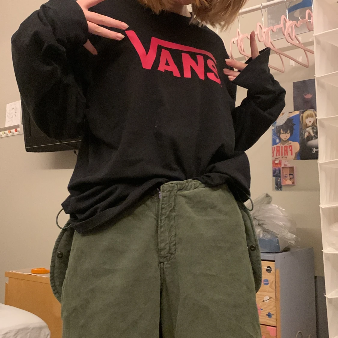 Svart vans tröja Large  - 91