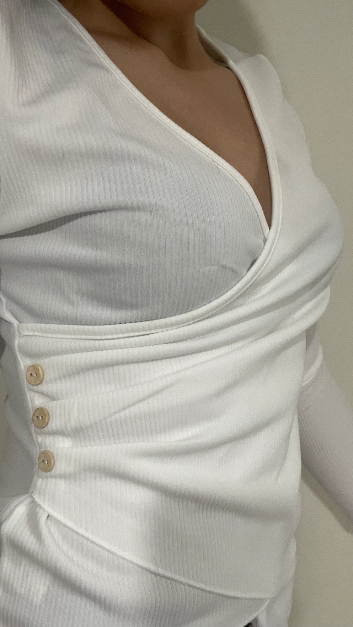 V ringad Tröja - 90