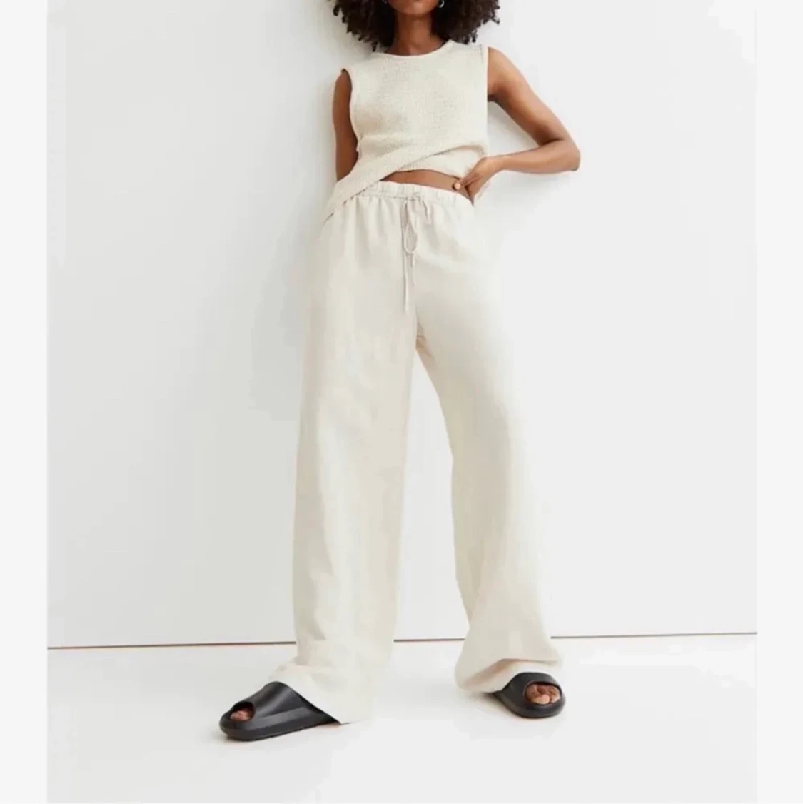 Linnebyxor ifrån hm 