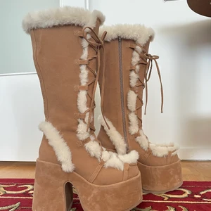 Demonia boots  - BRAND NEW Demonias Camel 311s. Never worn outside. Original price 1899 :- 