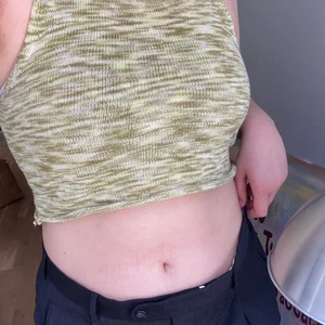 Stickad topp - Grön topp köpt på Asos