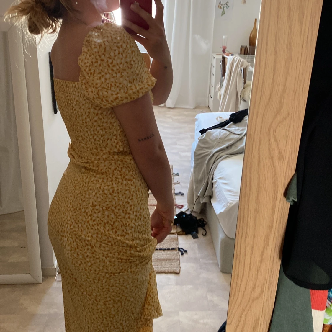 Gul långklänning - 90