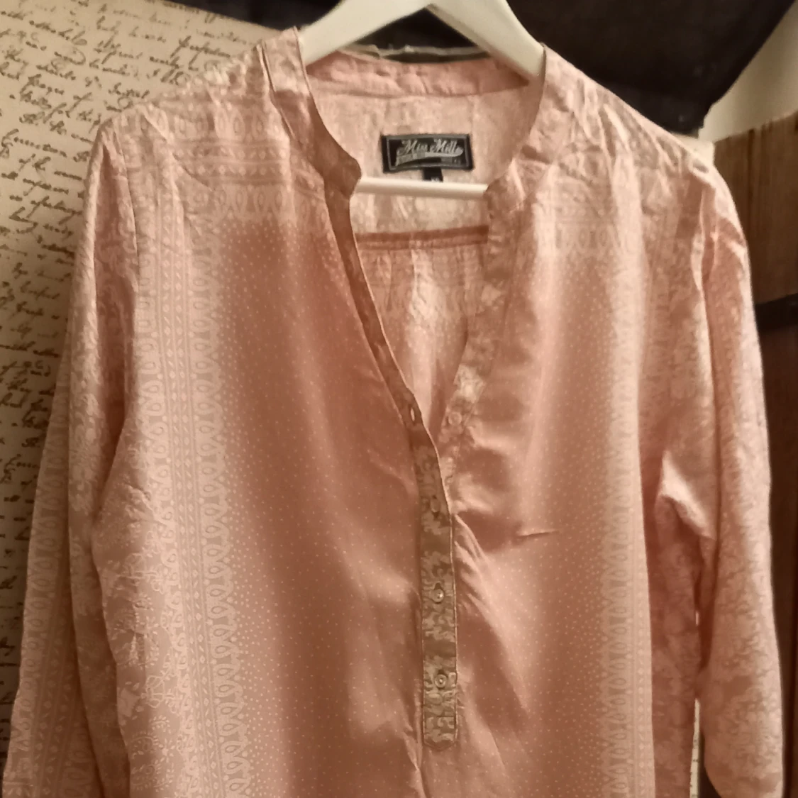 Tunika rosa/vit stl M