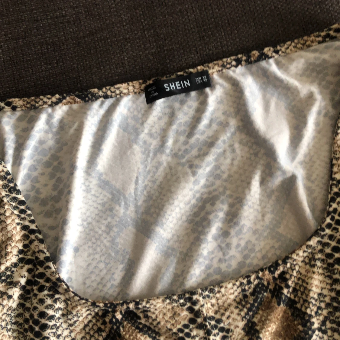 Top Shein leopardmönstrad top - 90