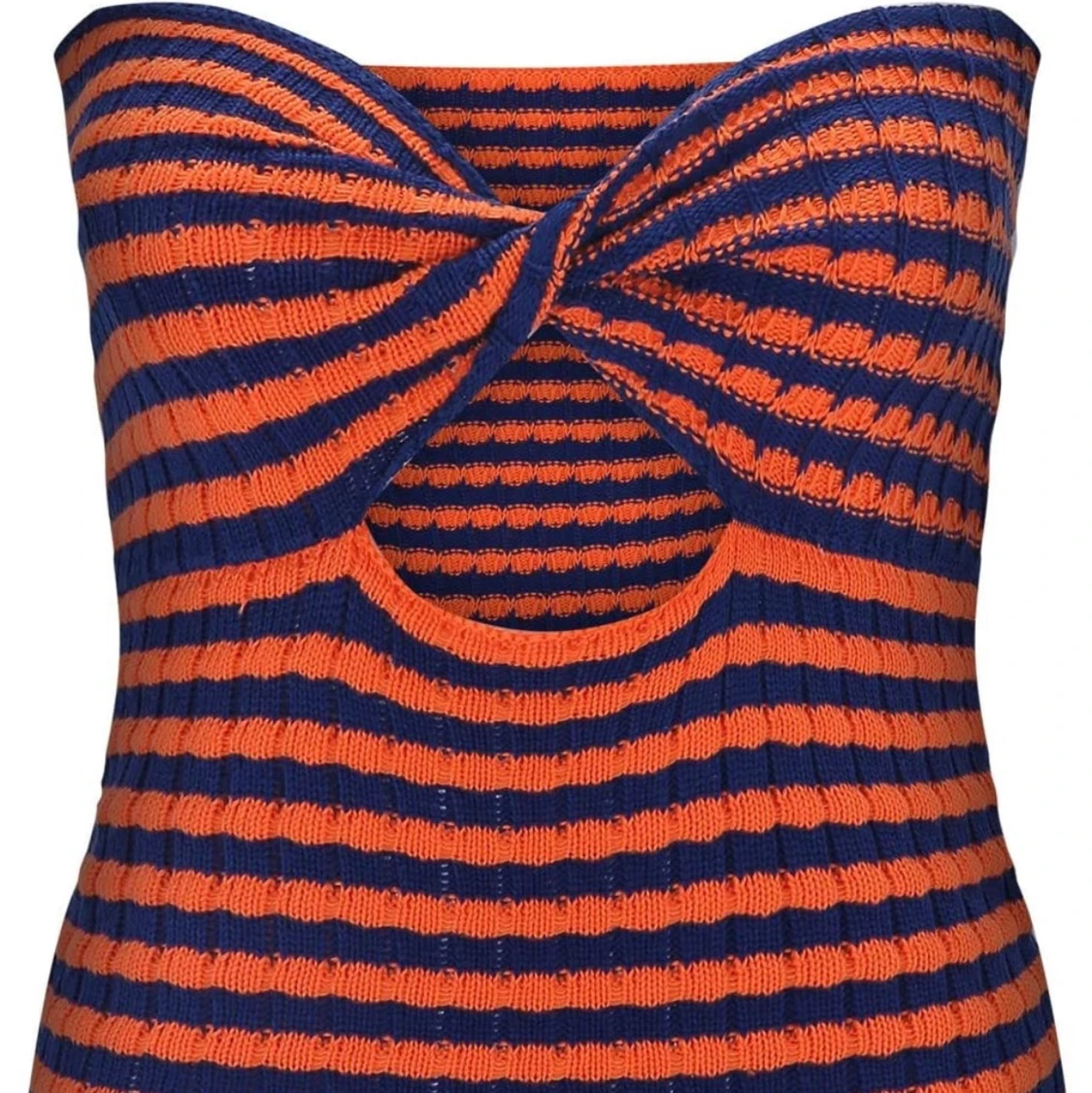 Randig stickad topp - 91