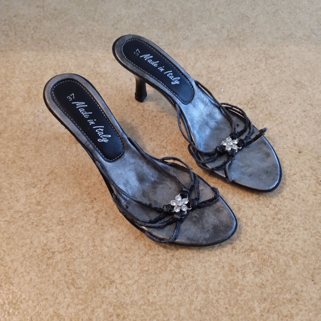 Låga vintage klackar