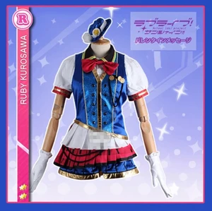 Love live Sunshine Ruby cosplay - Det har slitits lite under armarna på västen från glittret på skjortan men annars är den i fint skick. Frakten ingår i priset🤙   katter finns i hemmet🐈