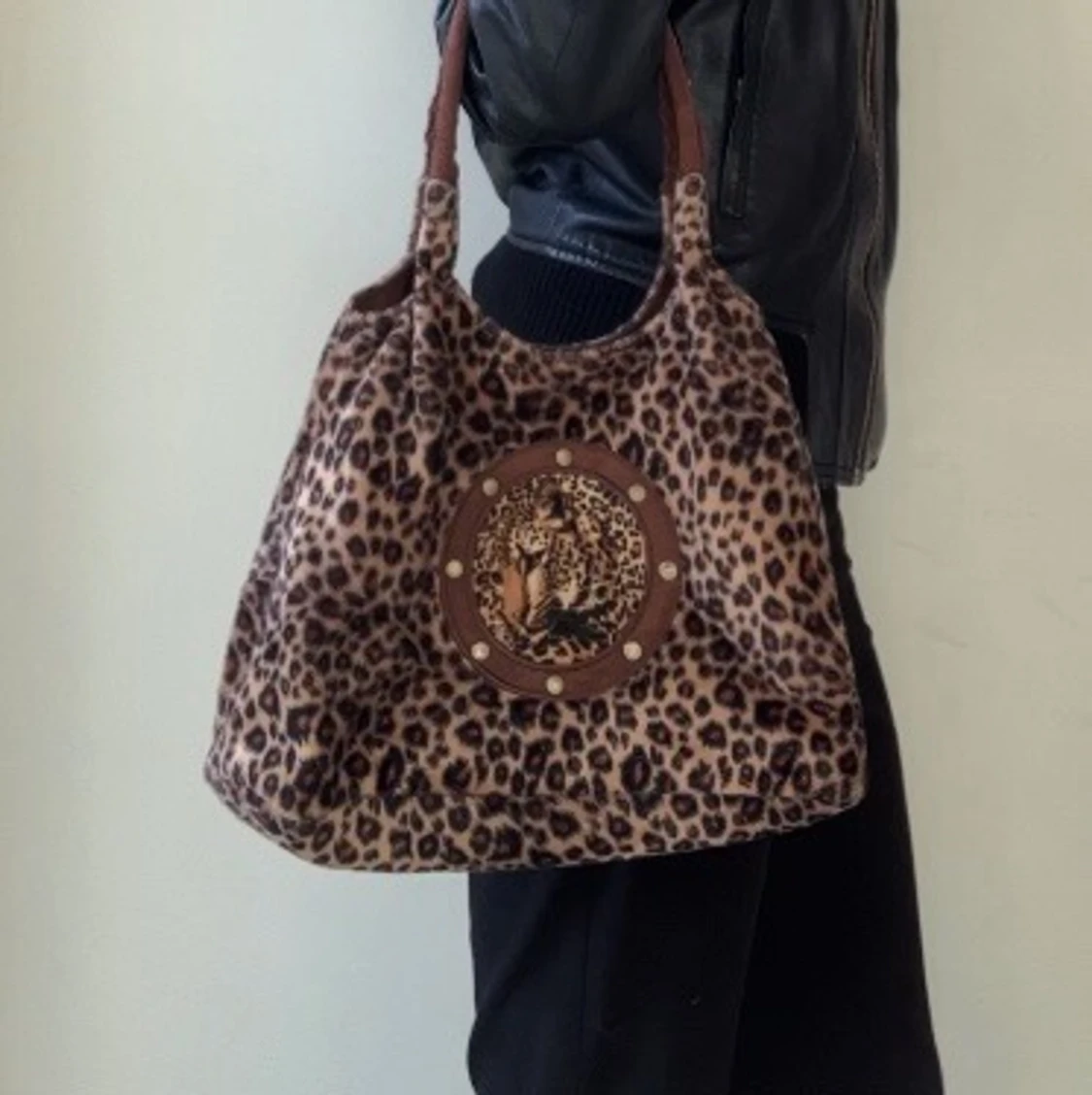 Leopard väska 