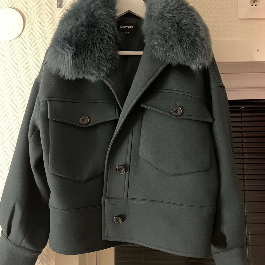 Grön meotine jacka - 90