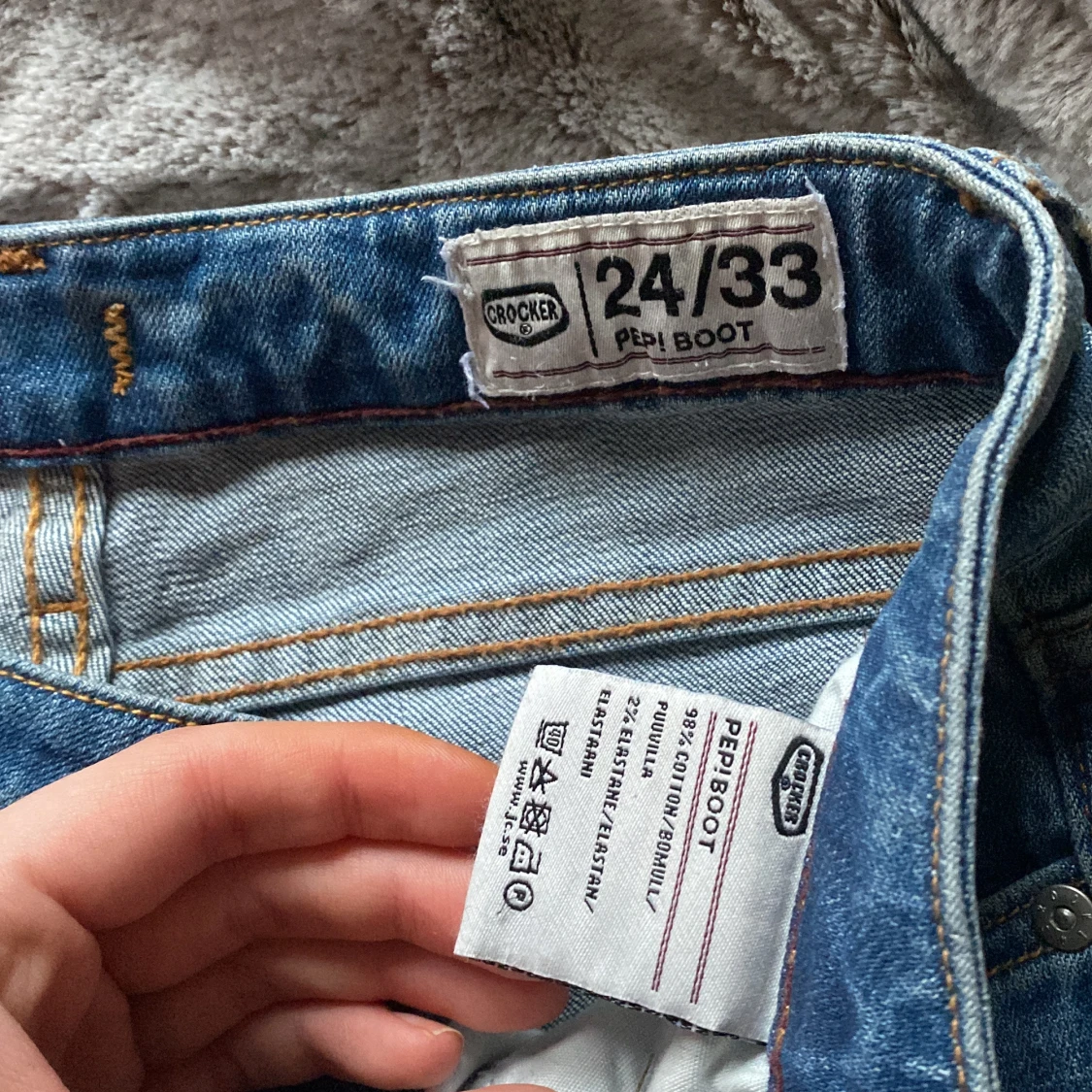 Lågmidjade jeans - 90