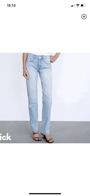 Zara jeans - Assnygga! strlk 34 kmr it till användning 💕mid rise jeans