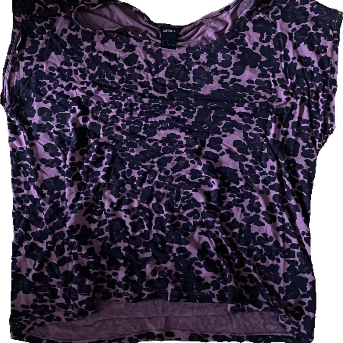 Super gullig topp med cheetah print