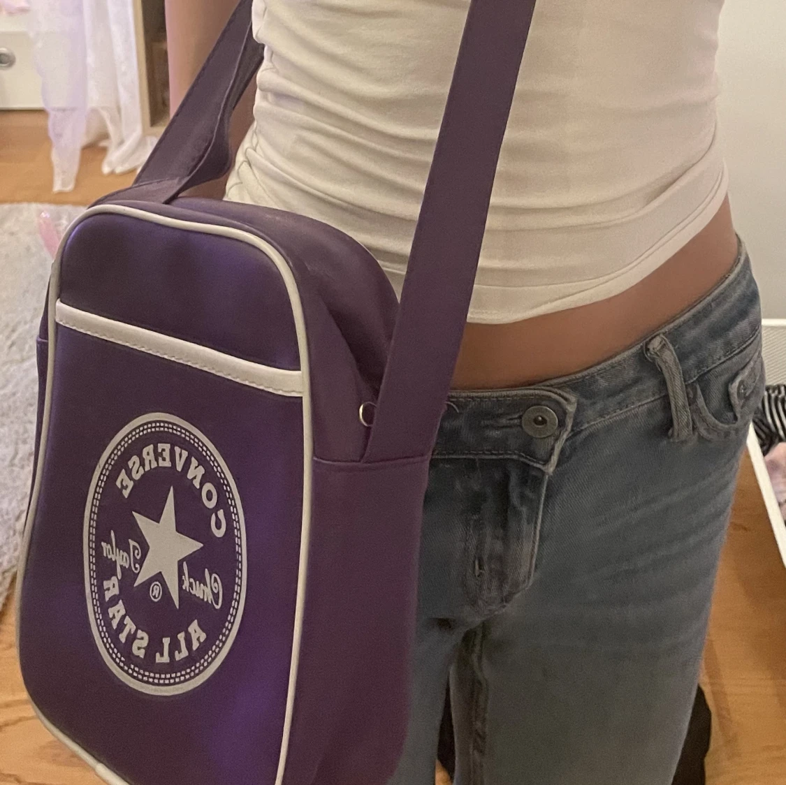 Lila converse väska - 91